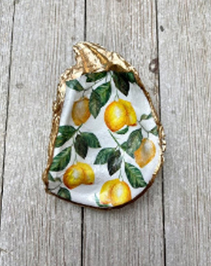 Decoupage Oyster Shell