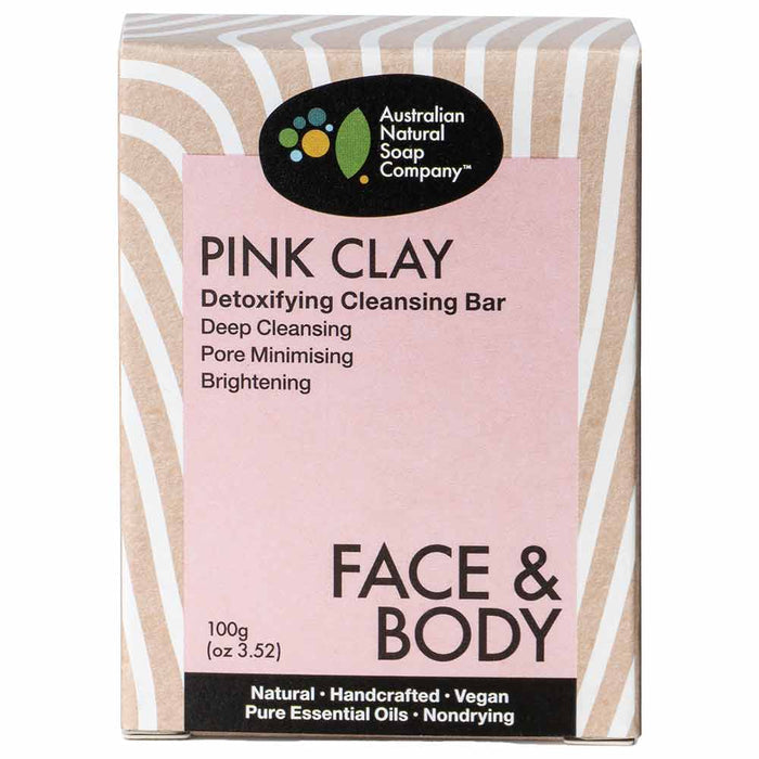 Detoxifying Cleansing Bar - Pink Clay