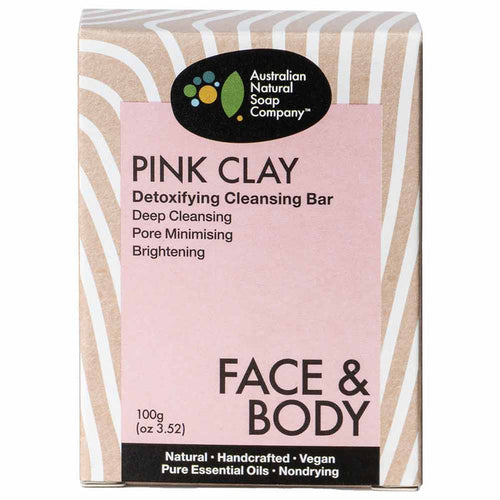 Detoxifying Cleansing Bar - Pink Clay