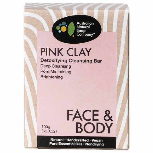 Detoxifying Cleansing Bar - Pink Clay