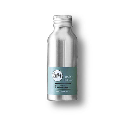 Refill Bay lime lemongrass essential oil reed diffuser – Valley Mist