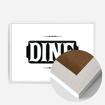 21x30cm | 8¼ x 11¾in / White Wood Frame
