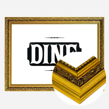 21x30cm | 8¼ x 11¾in / Gold Ornate Frame