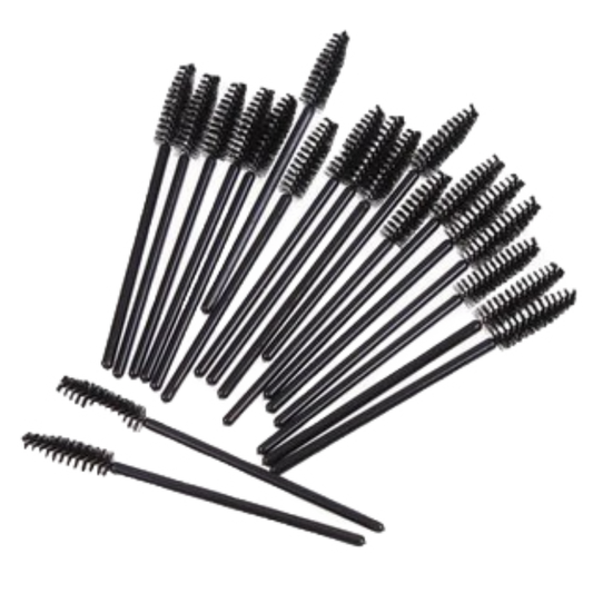 Elan Makeup Studio Disposable Mascara Wands 25 Pack for Professional Application