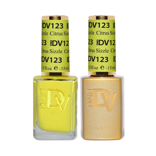 DND Diva Gel & Nail Polish - Citrus Sizzle #123