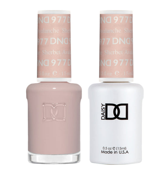 DND Gel Nail Polish Duo 977 - Sherbet Avalanche