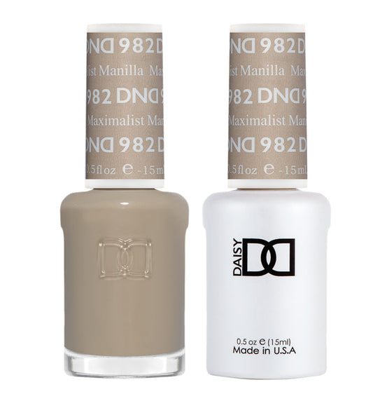 DND Gel Nail Polish Duo 982 - Maximalist Manilla