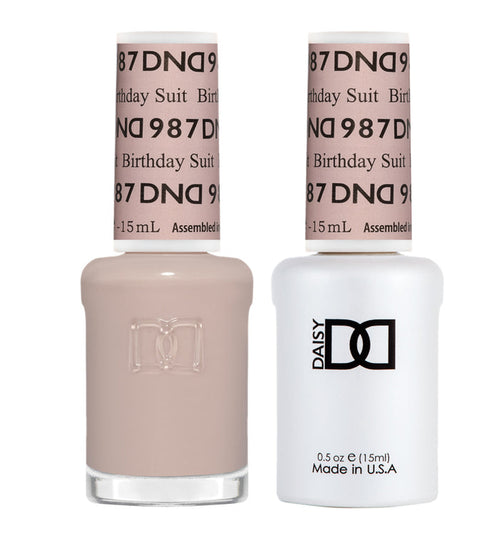 DND Gel Nail Polish Duo 987 - Birthday Suit