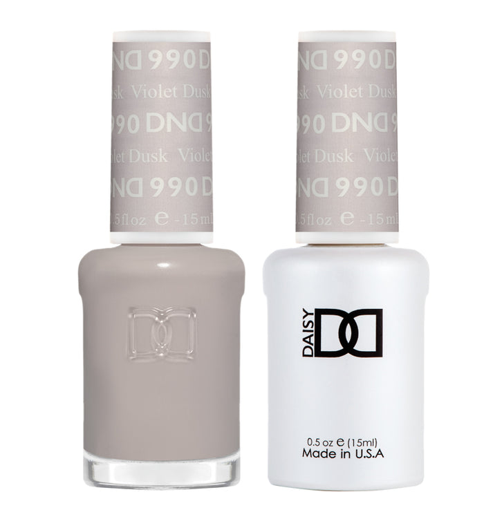 DND Gel Nail Polish Duo 990 - Violet Dusk