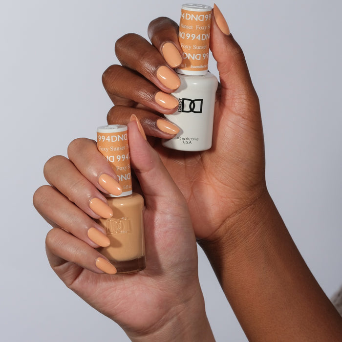 DND Gel Nail Polish Duo 994 - Foxy Sunset