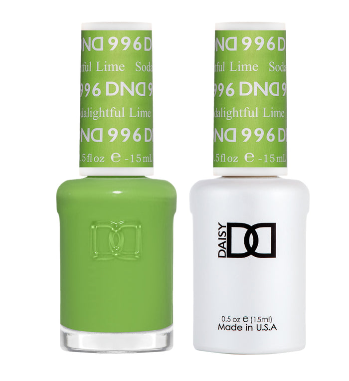DND Gel Nail Polish Duo 996 - Sodalightful Lime