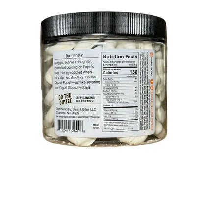 Do The Dipzel - Double Dipped Yogurt Pretzels 6 oz. Canister - Lifestyle View - Bruce Julian Heritage Foods