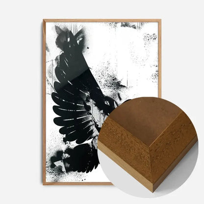 21x30cm | 8¼ x 11¾in / Oak Wood Frame