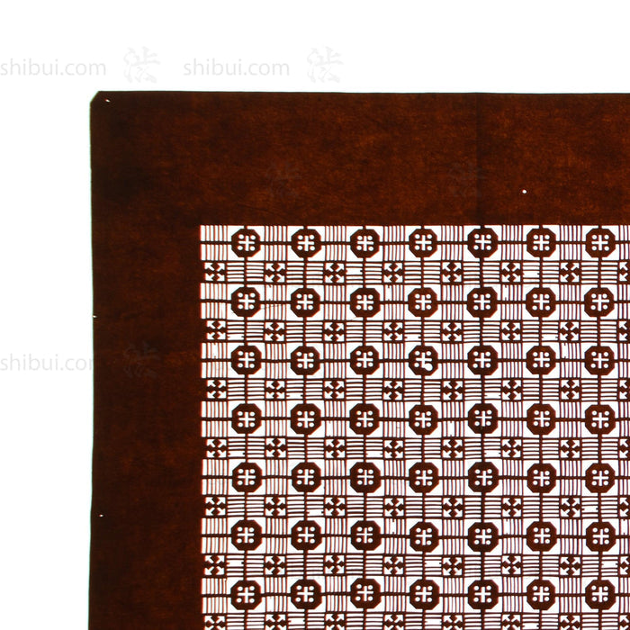 Edo Komon Katagami | Japanese Lacquered Paper Stencil