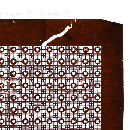 Edo Komon Katagami | Japanese Lacquered Paper Stencil