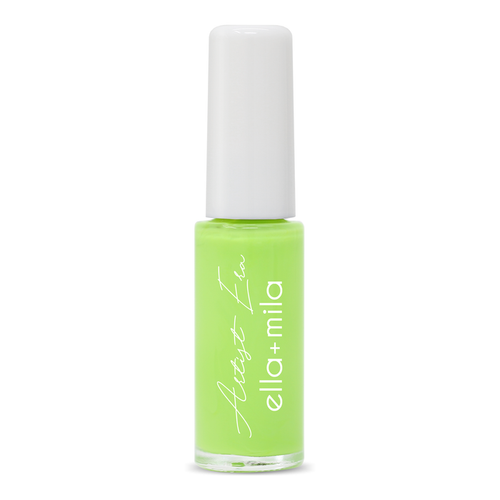 Electric Lime neon lime green nail art liner polish with fine brush – ella+mila Artist Era