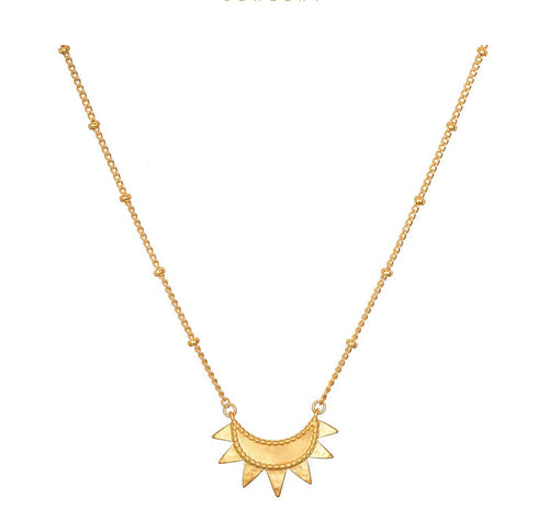 Emergence Gold Sunburst Necklace
