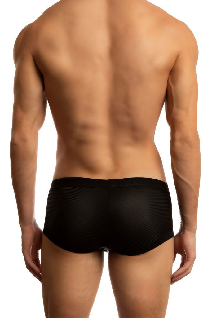 Jack Adams Encore Shorty Trunk in black - men's sexy, premium, functional underwear, jockstraps and thongs.