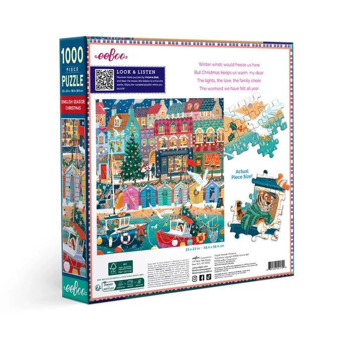English Seaside Christmas | 1,000 Piece Jigsaw Puzzle