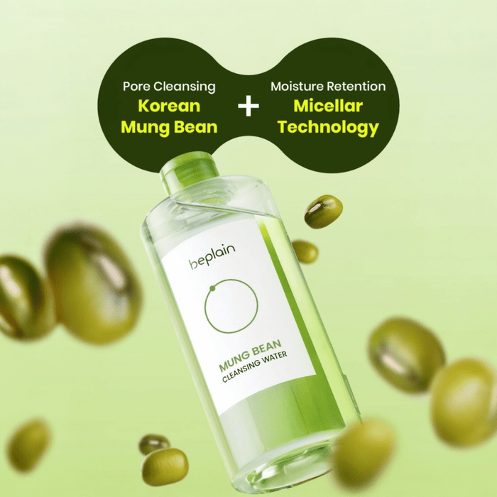 beplain Mung Bean Cleansing Water 400ml مياه تنظيف الفاصوليا مونج - Princess Cosmetics Qatar
