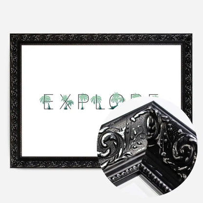 21x30cm | 8¼ x 11¾in / Black Ornate Frame