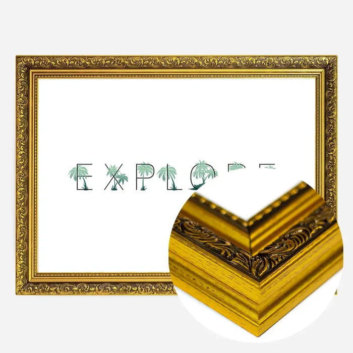21x30cm | 8¼ x 11¾in / Gold Ornate Frame