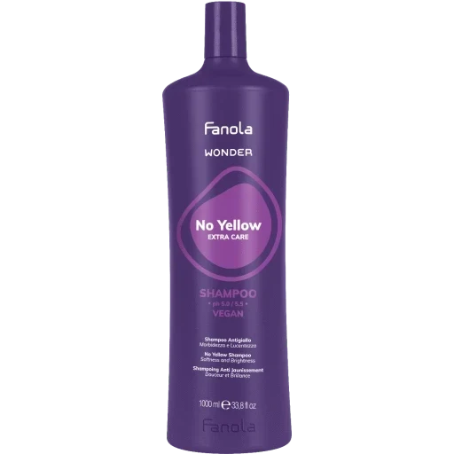 Fanola Wonder No Yellow Shampoo 1000ml - Hairdressing Supplies