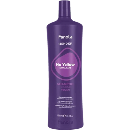 Fanola Wonder No Yellow Shampoo 1000ml - Hairdressing Supplies