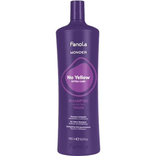 Fanola Wonder No Yellow Shampoo 1000ml - Hairdressing Supplies