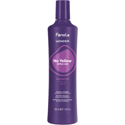 Fanola Wonder No Yellow Shampoo 350ml - Hairdressing Supplies