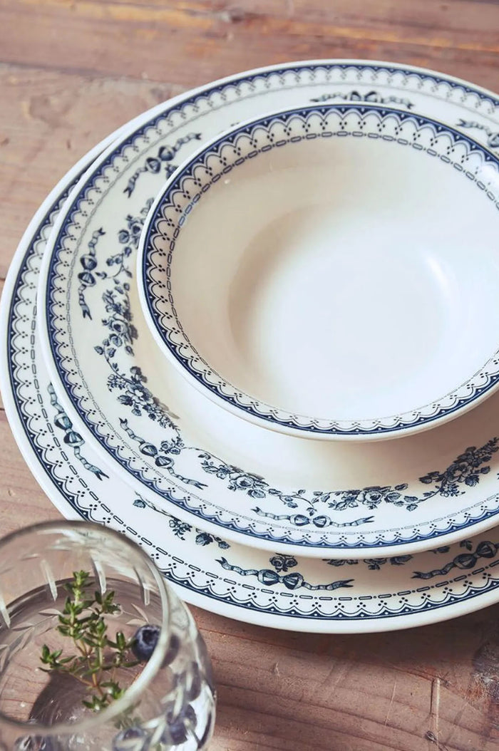 Faustine Dinner Plate Old Blue