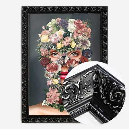 21x30cm | 8¼ x 11¾in / Black Ornate Frame