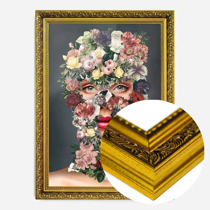 21x30cm | 8¼ x 11¾in / Gold Ornate Frame