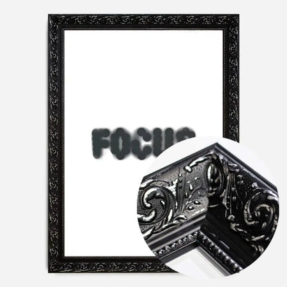 21x30cm | 8¼ x 11¾in / Black Ornate Frame