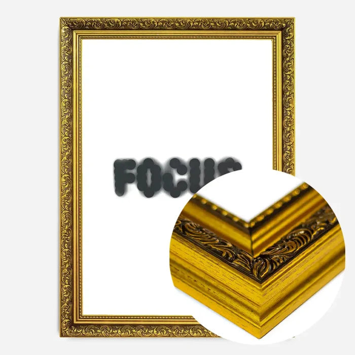 21x30cm | 8¼ x 11¾in / Gold Ornate Frame