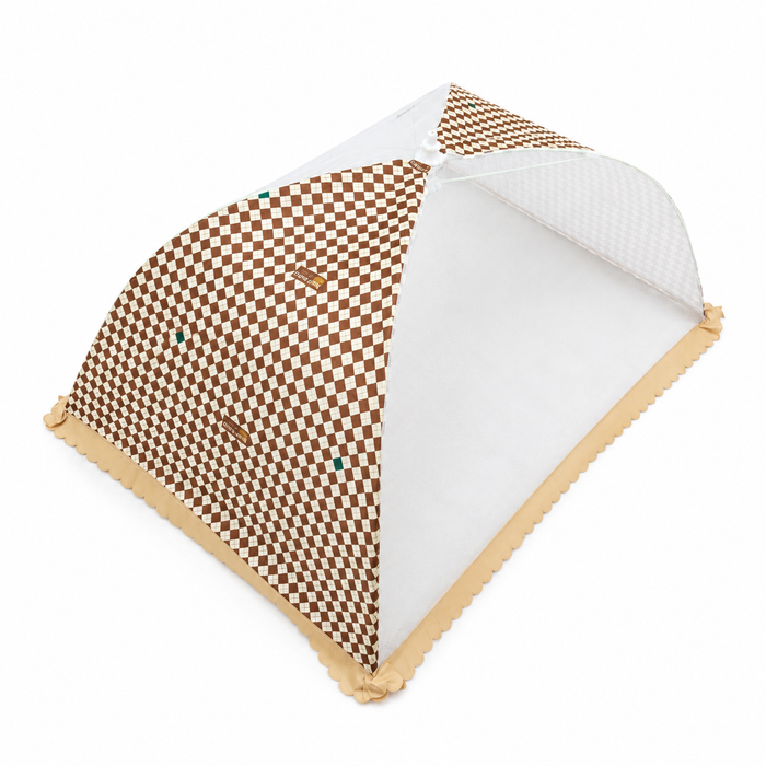 Foldable Umbrella Mosquito Net - Brown - Box