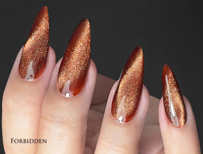 Forbidden From Dark Temptation collection  Magnetic Cat Eye HEMA & TPO FREE Gel Polish