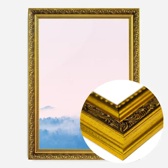 21x30cm | 8¼ x 11¾in / Gold Ornate Frame