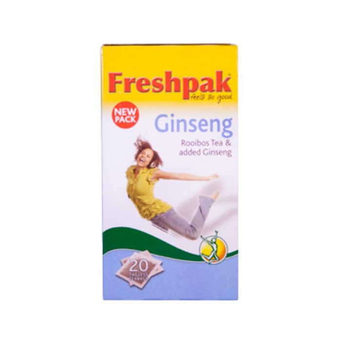 Freshpak Rooibos with Ginseng (20's) from South Africa - AubergineFoods.com