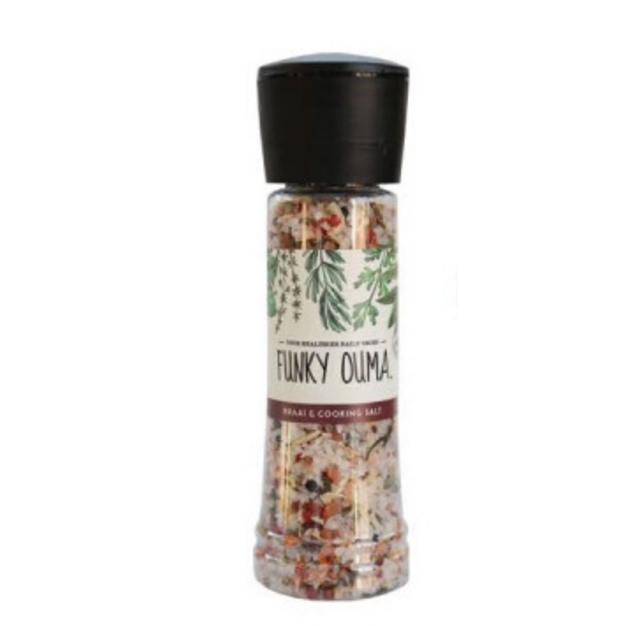 Funky Ouma Braai & Cooking Salt (100g) from South Africa - AubergineFoods.com