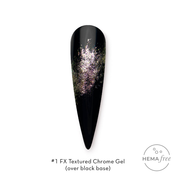 FX Textured Chrome Gel | Shade #1 - 5g Jar | Fuzion