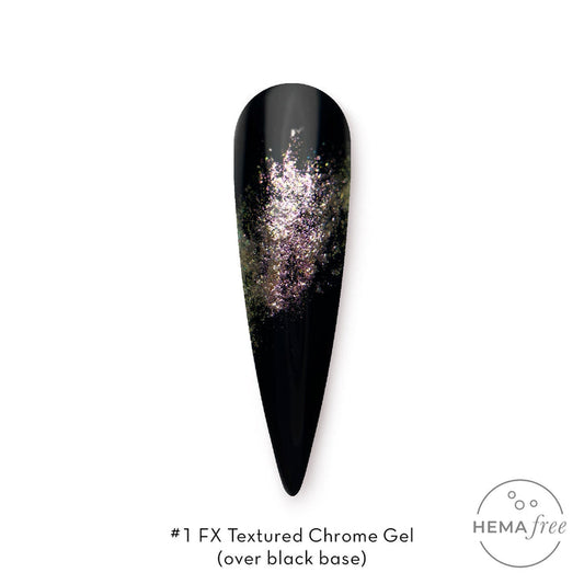FX Textured Chrome Gel | Shade #1 - 5g Jar | Fuzion