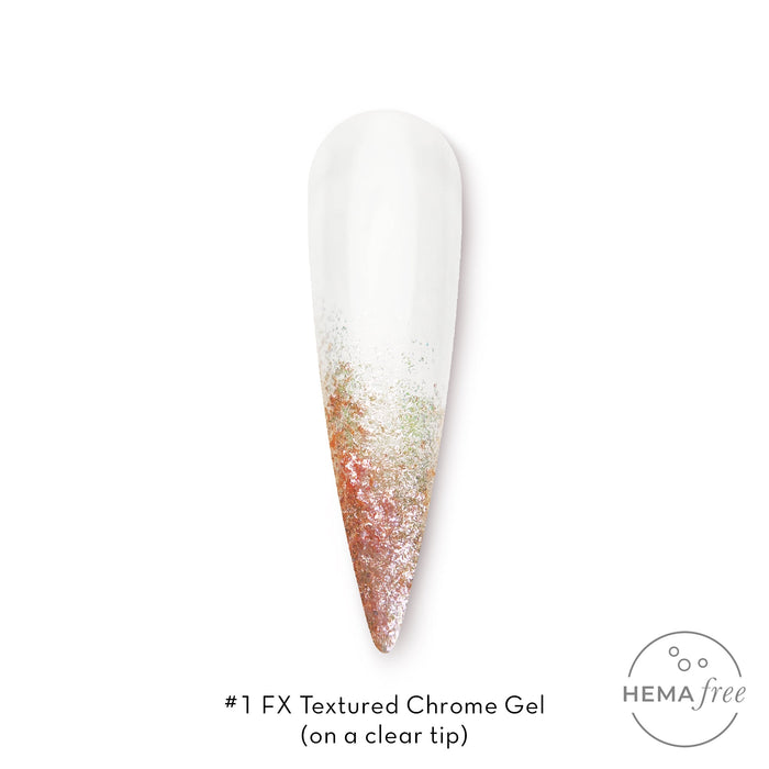 FX Textured Chrome Gel | Shade #1 - 5g Jar | Fuzion