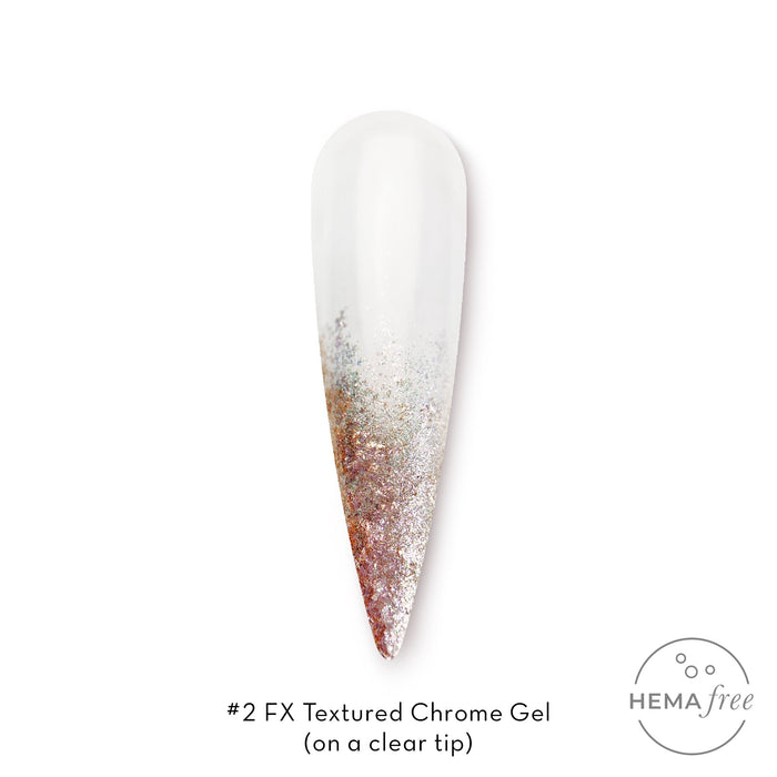 FX Textured Chrome Gel | Shade #2 - 5g Jar | Fuzion