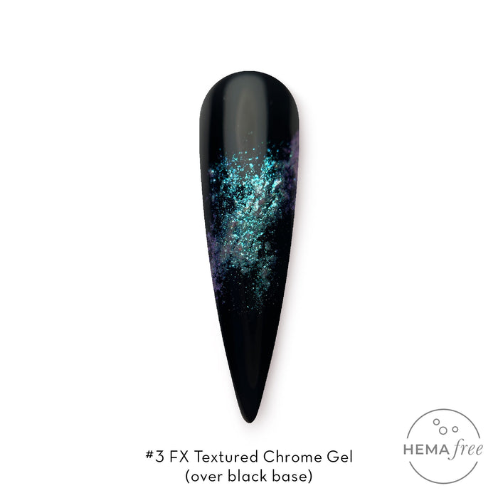FX Textured Chrome Gel | Shade #3 - 5g Jar | Fuzion