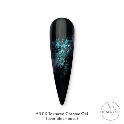 FX Textured Chrome Gel | Shade #3 - 5g Jar | Fuzion