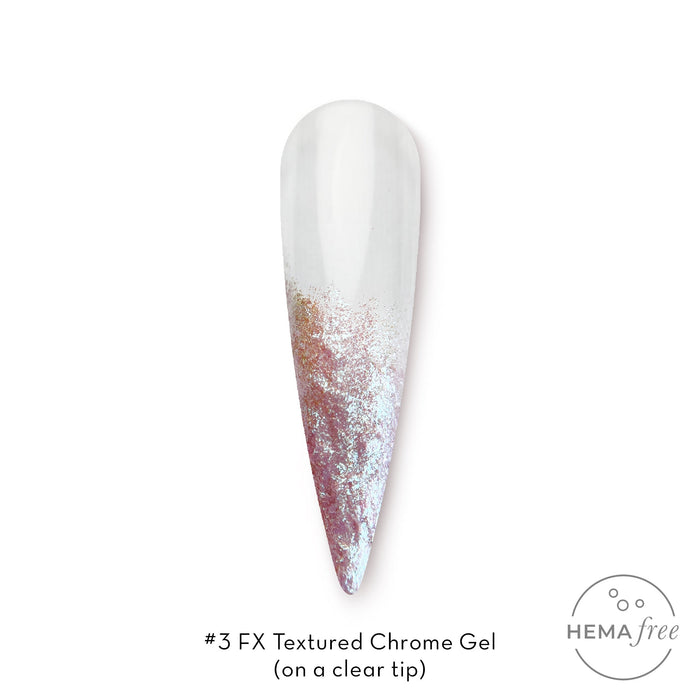 FX Textured Chrome Gel | Shade #3 - 5g Jar | Fuzion