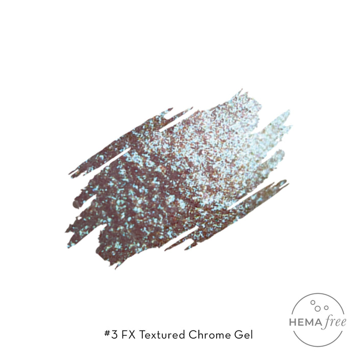 FX Textured Chrome Gel | Shade #3 - 5g Jar | Fuzion
