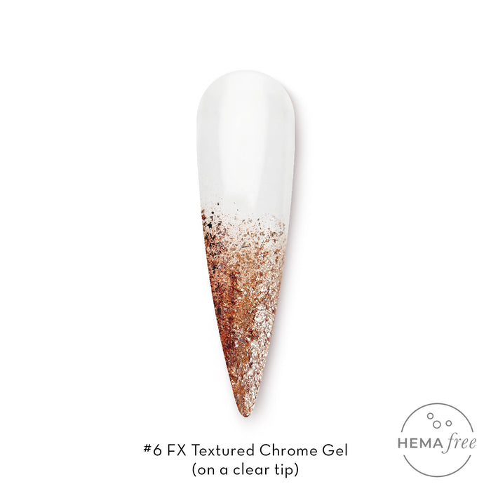 FX Textured Chrome Gel | Shade #6 - 5g Jar | Fuzion