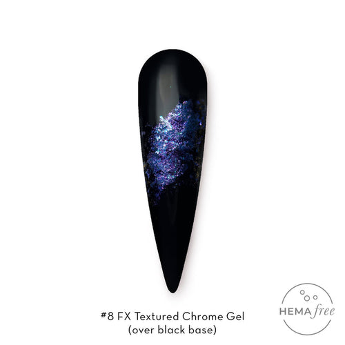 FX Textured Chrome Gel | Shade #8 - 5g Jar | Fuzion